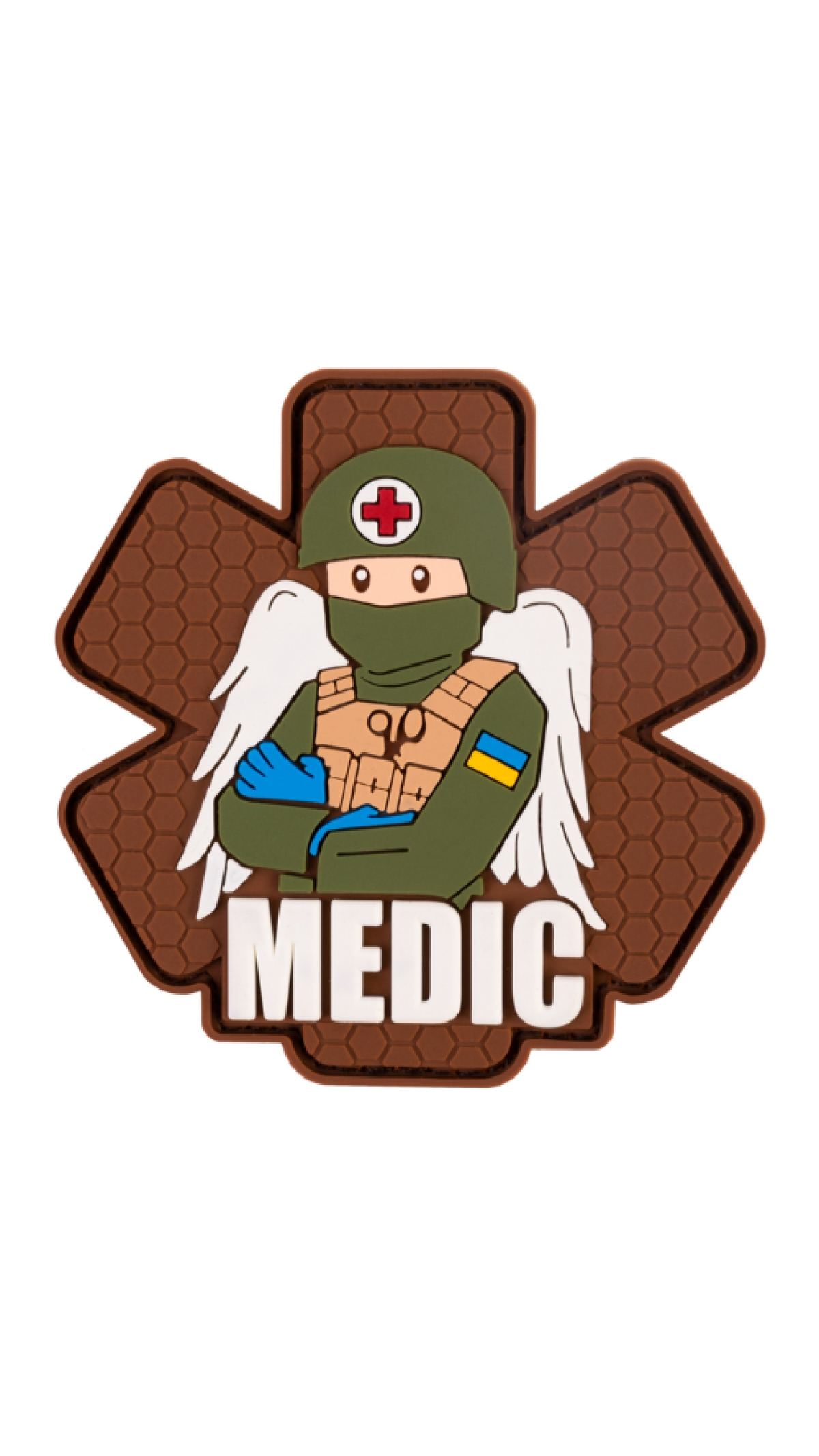 Патч "Медик" (ПВХ | Койот) ТМ Brand Element