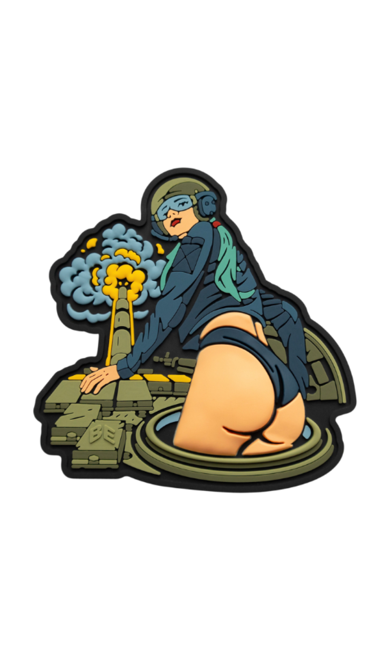 Патч "Tank girl" (ПВХ) ТМ Brand Element
