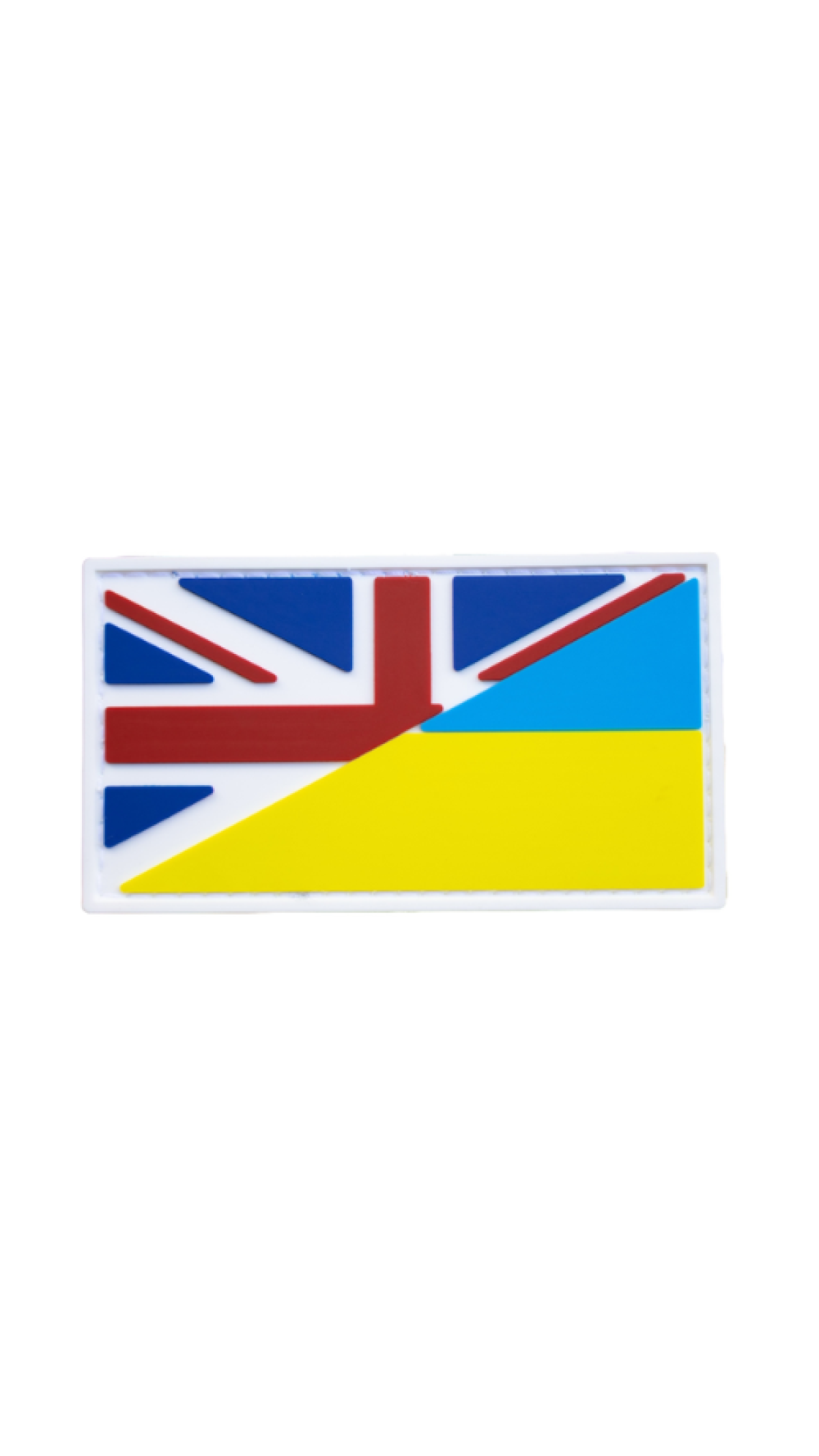 Патч "Флаги Украина-Британия" (ПВХ) ТМ Brand Element