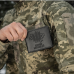 Обкладинка на УБД “Тризуб” з тисненням (21,5×9 см | Натуральна шкіра | Чорна) ТМ M-Tac