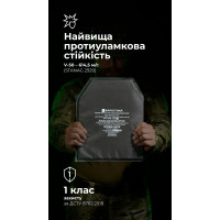 Балістичний пакет під бронеплиту (1 клас | M | 25×30 см | 470 г | НВМПЕ ✡ Ізраїль) ТМ Балістика Балістичний пакет під бронеплиту (1 клас | M | 25×30 см | 470 г | НВМПЕ ✡ Ізраїль) ТМ Балістика