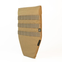 Укороченный противоосколочный фартук для плитоноски с бронепакетом 1 класса защиты (размер S-M) (Койот)