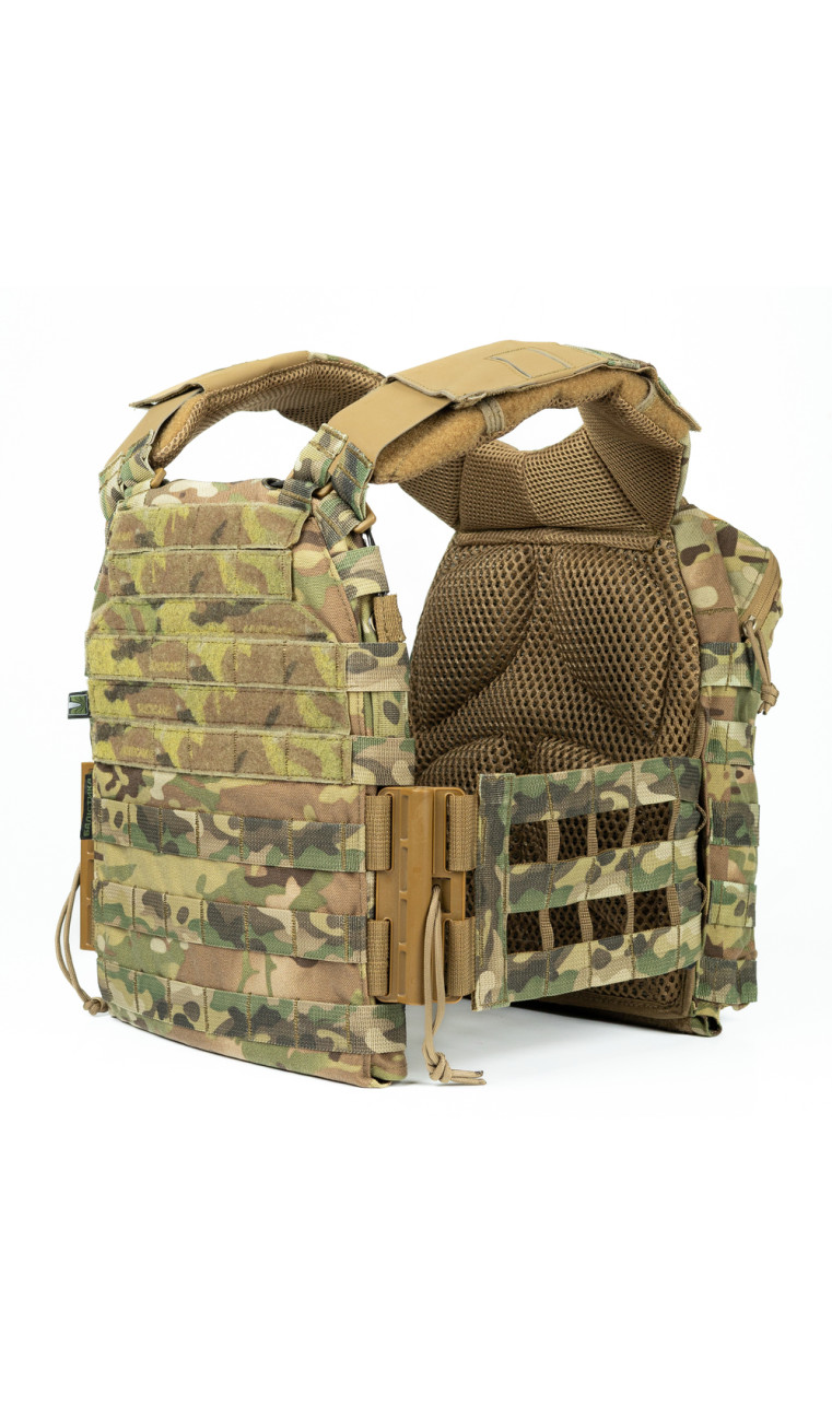 Плитоноска М3 Pro (Мультикам неоригинальный) с системой быстрого сброса Plate carrier Баллистика Плитоноска М3 Pro (Мультикам неоригинальный) с системой быстрого сброса Plate carrier Баллистика