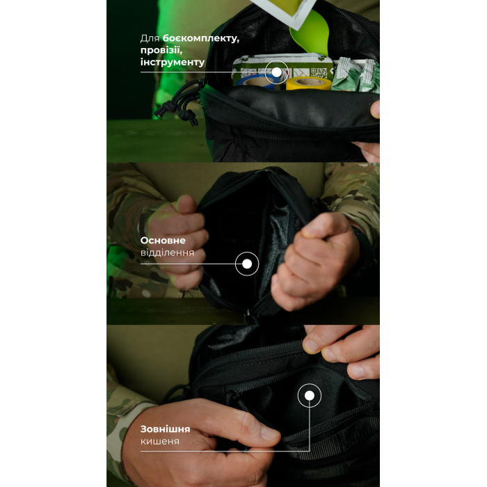 Утилітарний підсумок УП1 “Запасник” (19×16×6 см | Горизонтальний | Чорний) ТМ Балістика Утилітарний підсумок УП1 “Запасник” (19×16×6 см | Горизонтальний | Чорний) ТМ Балістика