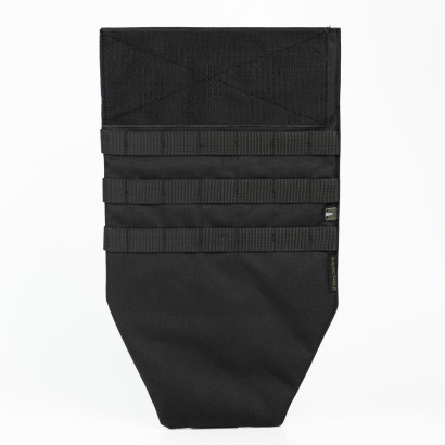 Противоосколочный фартух для плитоноски з бронепакетом 1 класса защиты (размер L-XL) (Чёрный)