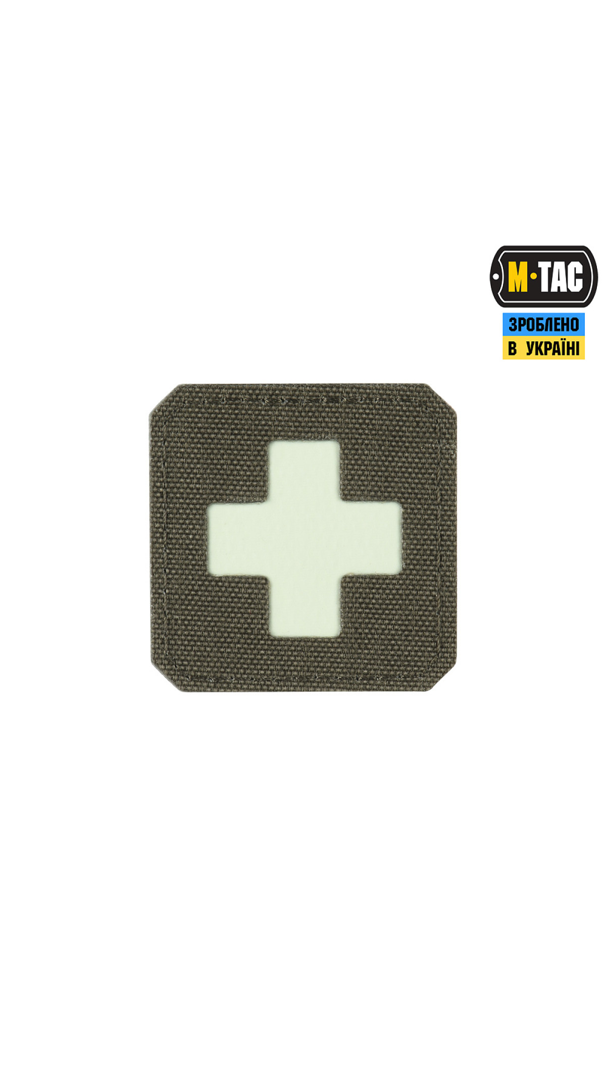 M-Tac нашивка Medic Cross Laser Cut Ranger Green/GID