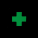 M-Tac нашивка Medic Cross Laser Cut Ranger Green/GID