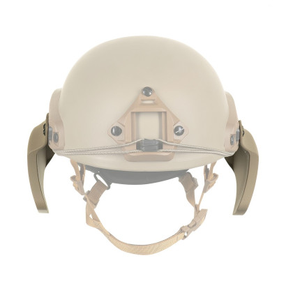 Защита боковая баллистическая обьемная "БЛОК" (ЗББ-О) для шлема с рейлингами (Койот)