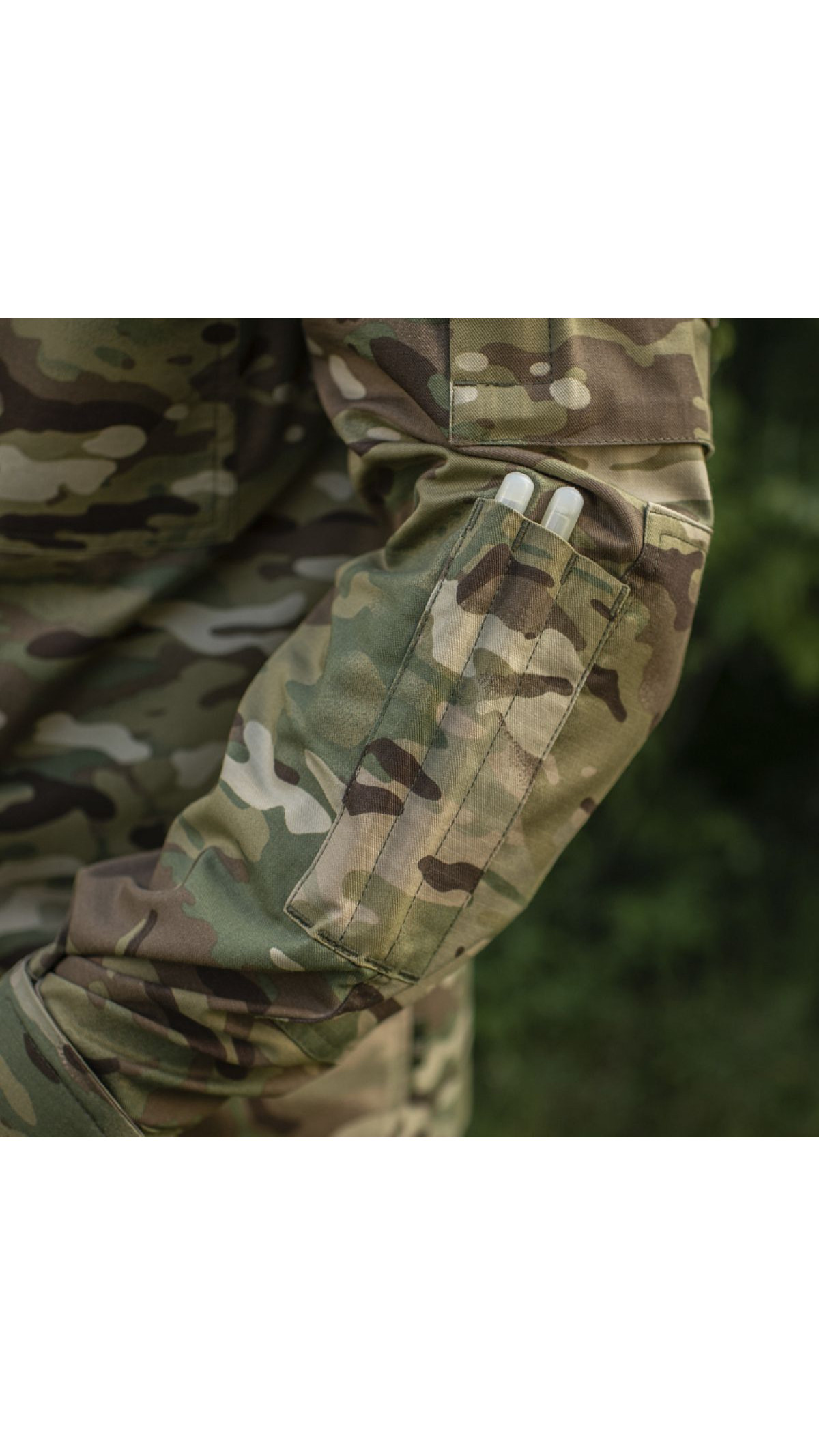 Чоловічий літній армійський кітель (XXL | Рукав Long | Мультикам) ТМ M-Tac