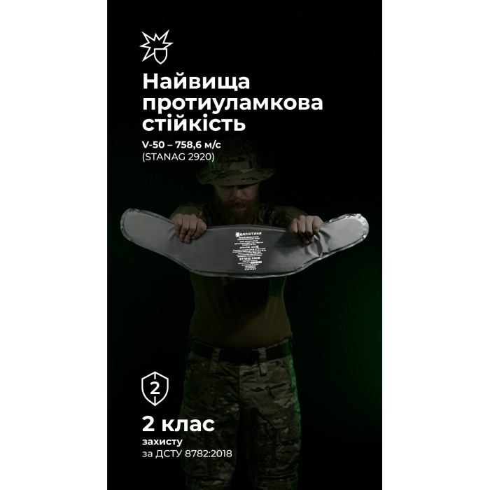 Балістичний пакет для РПС "Черсел" Слім S (2 клас | 680 г | НВМПЕ ✡ Ізраїль) ТМ Балістика