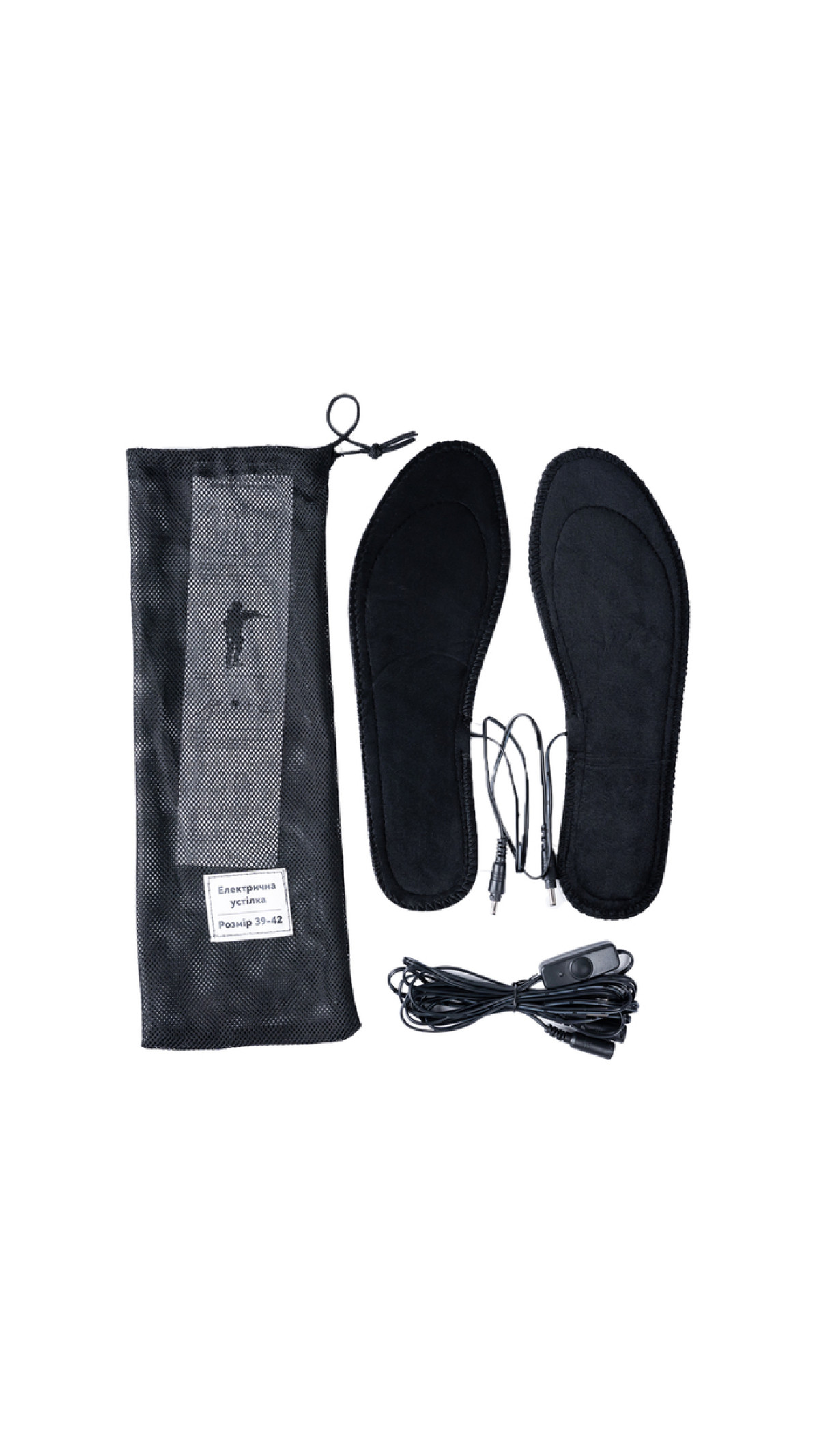 Стелька с подогревом USB размер 39-42