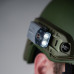 Компактний ліхтар Fenix E03R з кріпленням на шолом - рейлінги (Синій)