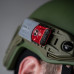 Компактний ліхтар Fenix E03R з кріпленням на шолом - рейлінги (Червоний)