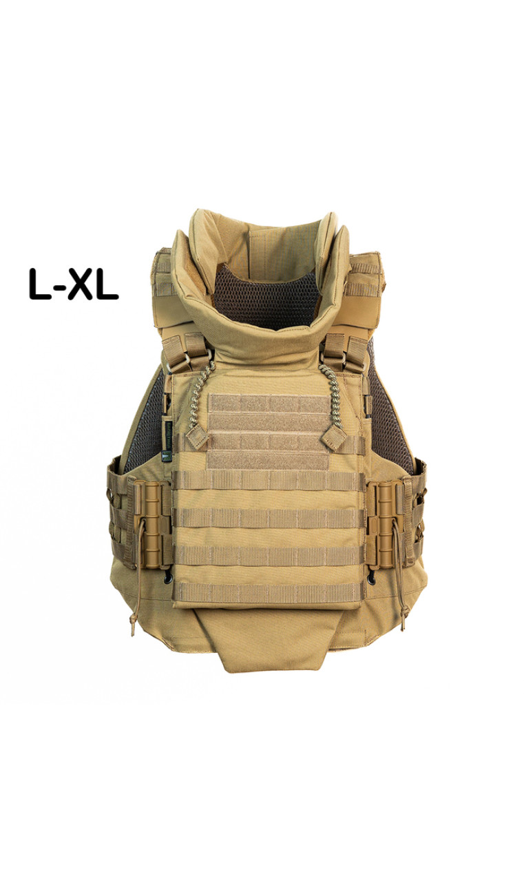 Облегченный бронежилет "Сармат L-XL" с баллистической защитой 1 класса (Койот) Облегченный бронежилет "Сармат L-XL" с баллистической защитой 1 класса (Койот)
