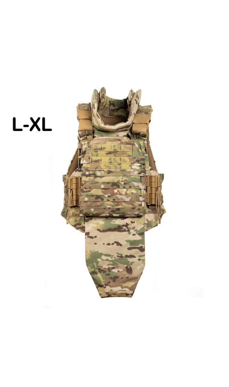 Облегченный бронежилет "Сармат L-XL" с баллистической защитой 1 класса (Мультикам)