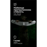 Балістичний пакет під РПС Crye Precision (1 клас | XL | 640 г | НВМПЕ ✡ Ізраїль) ТМ Балістика