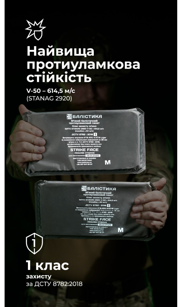 Баллистические пакеты к камербандам WAS LPC (1 класс | M | 25×13 см | 2 шт. | 390 г | НВМПЭ ✡ Израиль) ТМ Баллистика Баллистические пакеты к камербандам WAS LPC (1 класс | M | 25×13 см | 2 шт. | 390 г | НВМПЭ ✡ Израиль) ТМ Баллистика