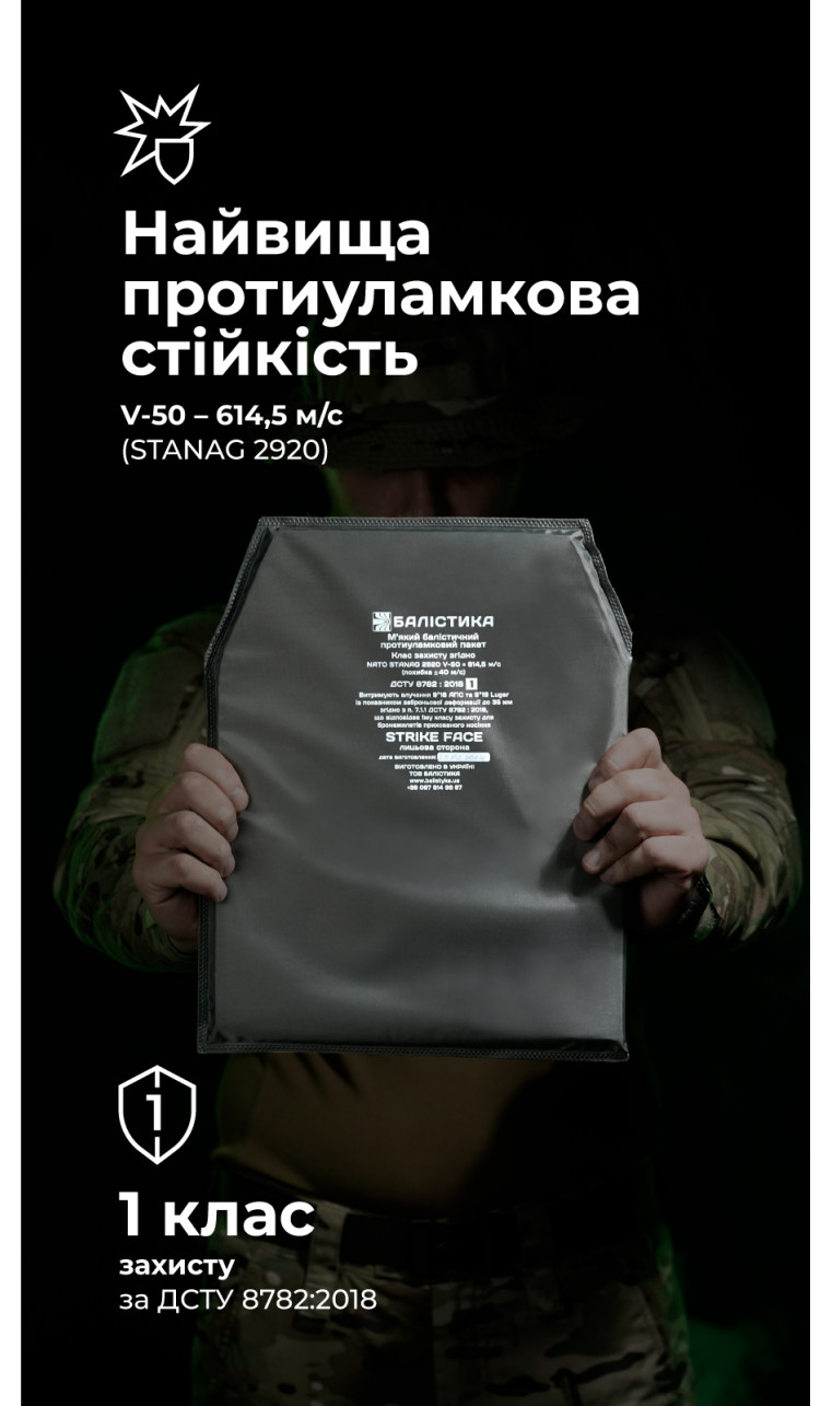 Баллистические пакеты для плитоноски WAS LPC (1 класс | М | 30,5×23,5 см | 2 шт. | 820 г | НВМПЭ ✡ Израиль) ТМ Баллистика Баллистические пакеты для плитоноски WAS LPC (1 класс | М | 30,5×23,5 см | 2 шт. | 820 г | НВМПЭ ✡ Израиль) ТМ Баллистика