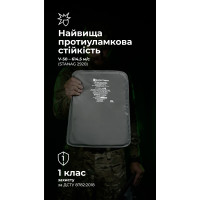 Баллистические пакеты под бронежилет Crye Precision AVS (1 класс | XL | 2 шт. | 1220 г | НВМПЭ ✡ Израиль) ТМ Баллистика