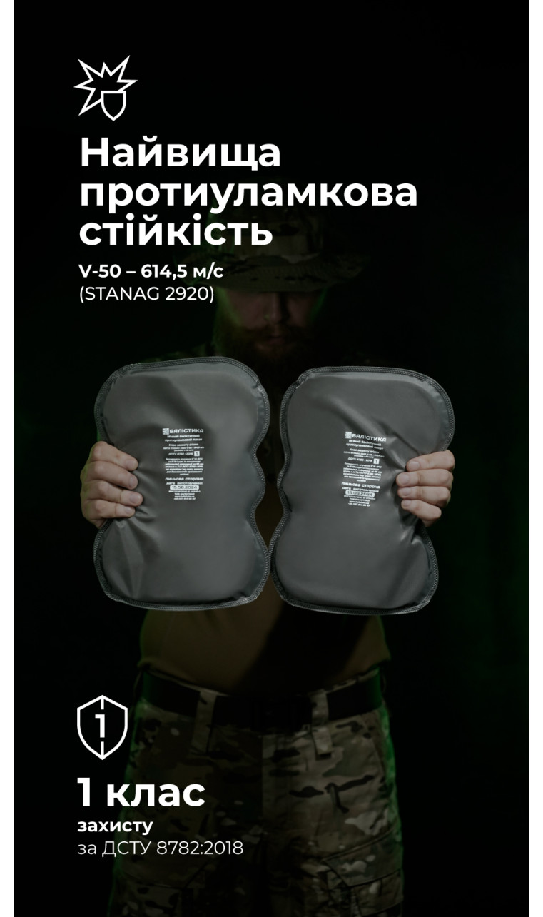 Баллистические пакеты в наколенники для штанов UF PRO (1 класс | 29×19 см | 2 шт. | 560 г | НВМПЭ ✡ Израиль) ТМ Баллистика Баллистические пакеты в наколенники для штанов UF PRO (1 класс | 29×19 см | 2 шт. | 560 г | НВМПЭ ✡ Израиль) ТМ Баллистика
