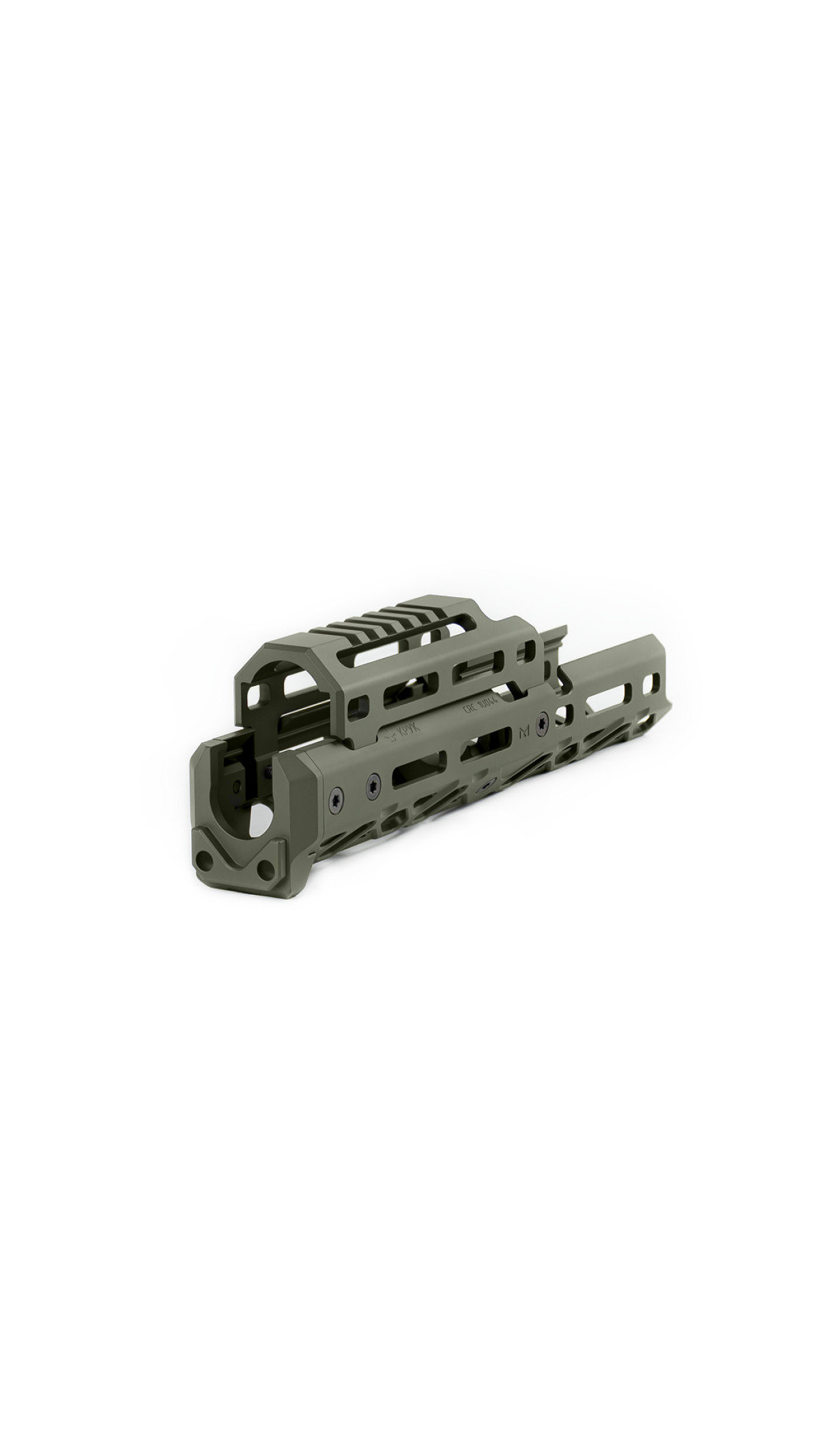 CRC 1U044А длинное цевье M-LOK на АКСУ с коротким верхним мостиком  ODGreen