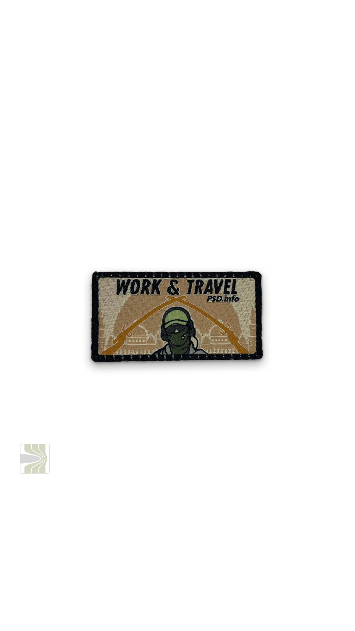 Патч «Work and Travel Baghdad» вышивка PSDinfo Патч «Work and Travel Baghdad» вышивка PSDinfo