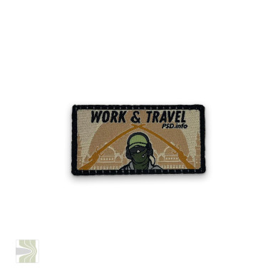 Патч «Work and Travel Baghdad» вишивка PSDinfo