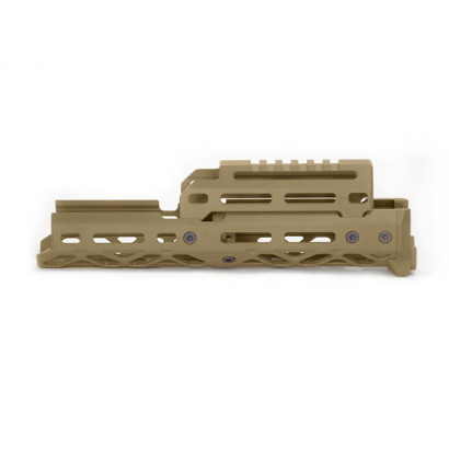 CRC 1U044А длинное цевьё M-LOK на АКСУ с коротким верхним мостиком Coyote Tan