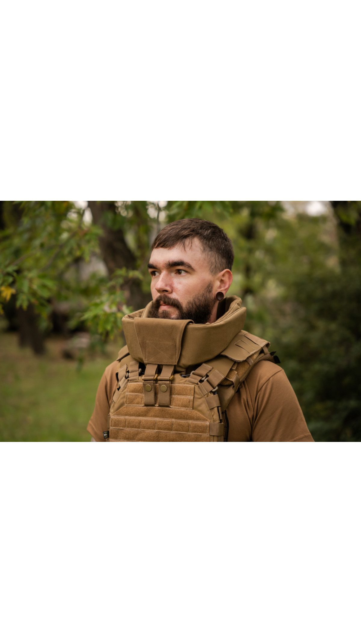 Модуль защиты шеи "Пелерина" gen. 2.0 с баллистической защитой (Койот) Модуль защиты шеи "Пелерина" gen. 2.0 с баллистической защитой (Койот)