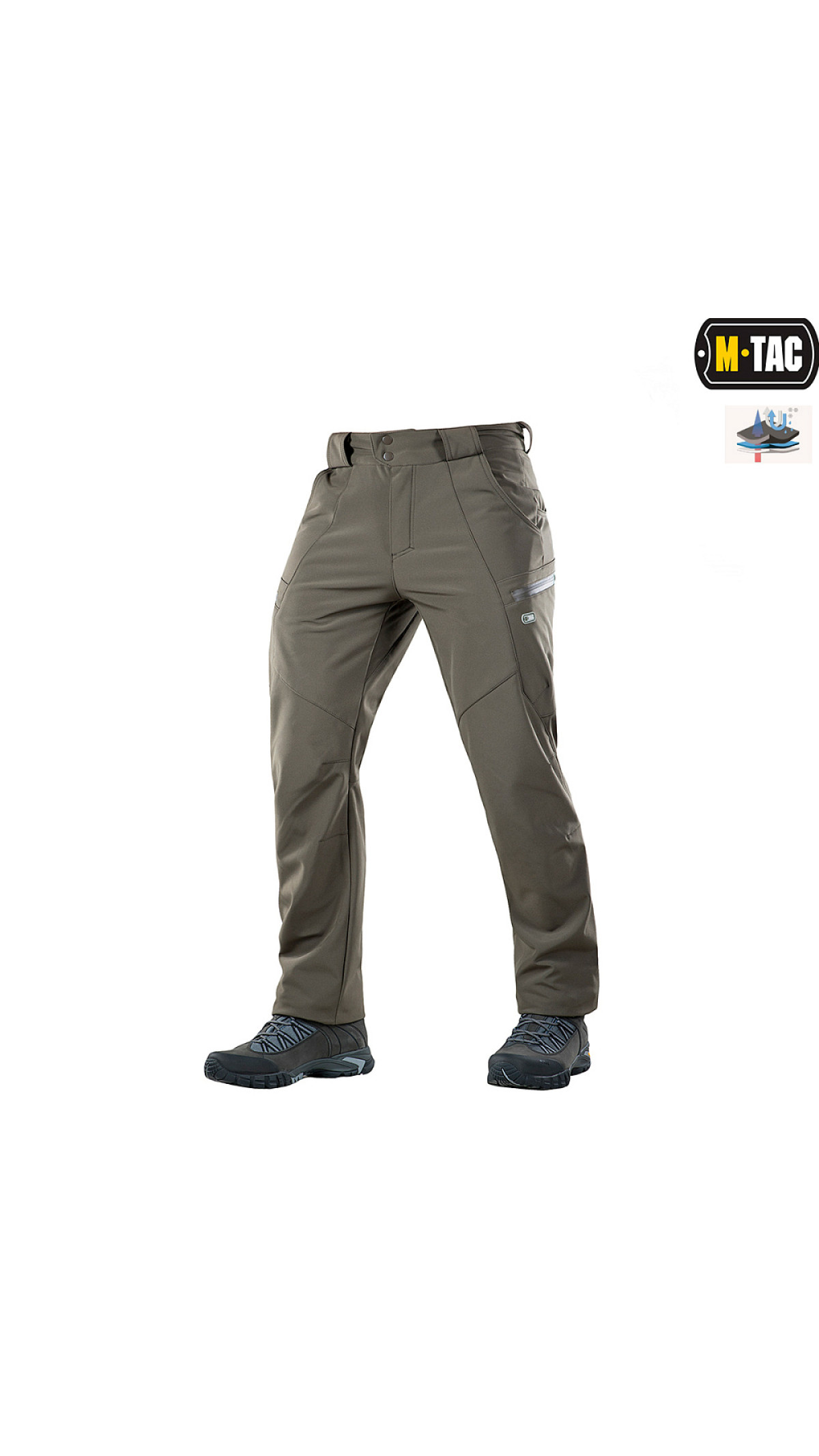 M-TAC Брюки Soft Shell Winter Olive XL M-TAC Брюки Soft Shell Winter Olive XL
