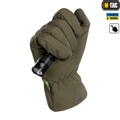 M-TAC Перчатки Winter Soft Shell Olive S