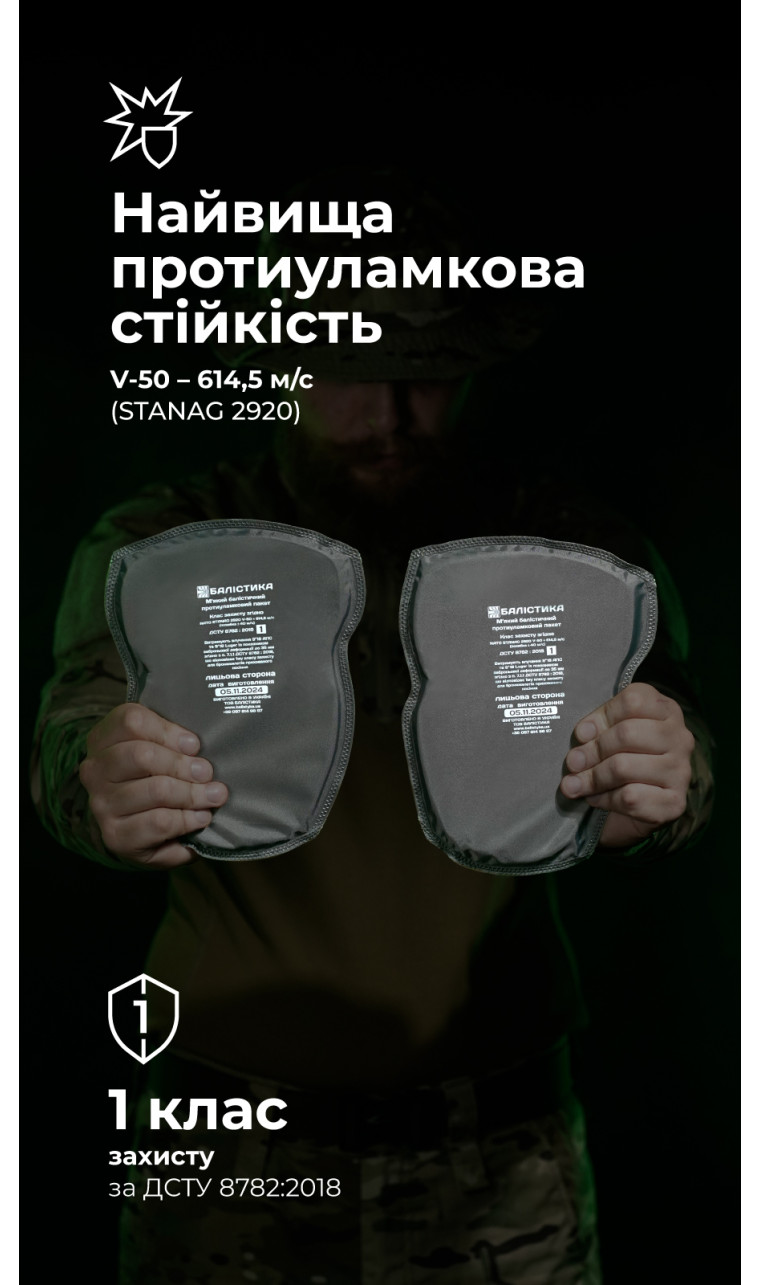 Баллистические пакеты в наколенники для тактических штанов "Пехота" (1 класс | 21×15 см | 2 шт. | 300 г | НВМПЭ ✡ Израиль) ТМ Баллистика Баллистические пакеты в наколенники для тактических штанов "Пехота" (1 класс | 21×15 см | 2 шт. | 300 г | НВМПЭ ✡ Израиль) ТМ Баллистика