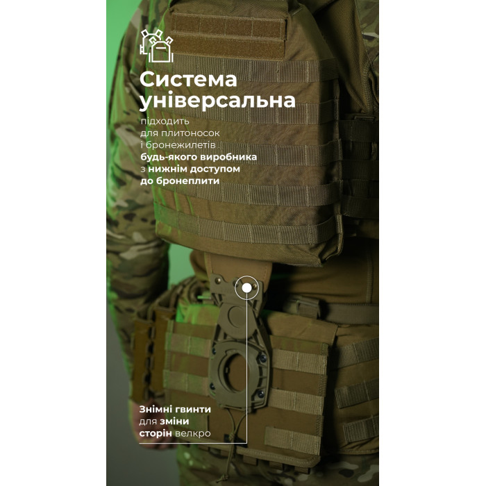 Система разгрузки и распределения веса Marom Dolphin (3 ряда молли | Койот) ТМ Баллистика