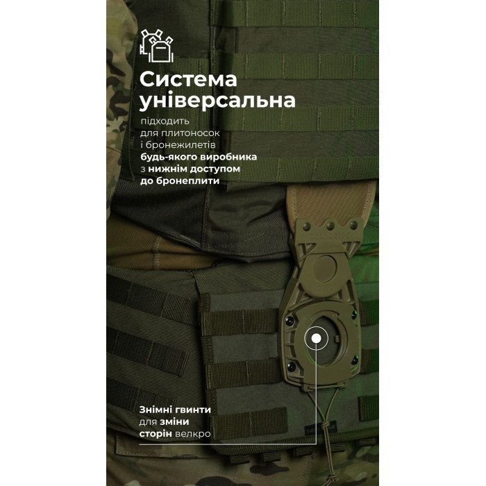 Система разгрузки и распределения веса Marom Dolphin (3 ряда молли | Олива) ТМ Баллистика