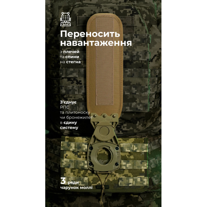 Система разгрузки и распределения веса Marom Dolphin (3 ряда молли | ММ14 “Пиксель”) ТМ Баллистика