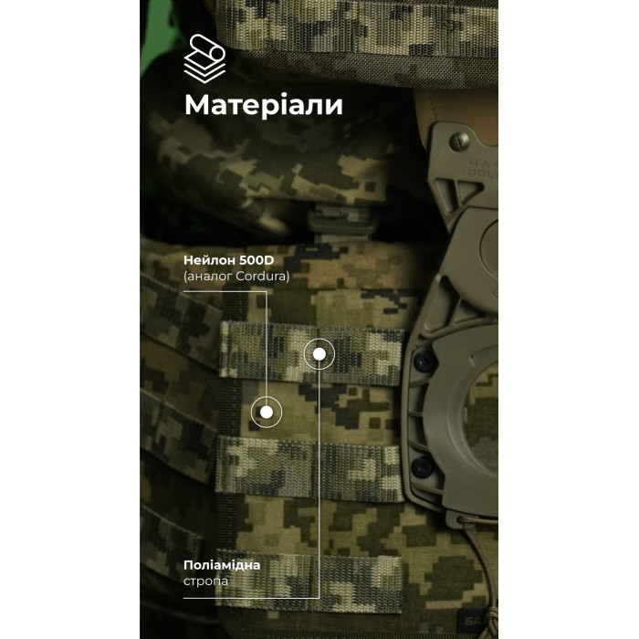 Система разгрузки и распределения веса Marom Dolphin (3 ряда молли | ММ14 “Пиксель”) ТМ Баллистика