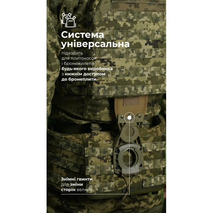 Система разгрузки и распределения веса Marom Dolphin (3 ряда молли | ММ14 “Пиксель”) ТМ Баллистика