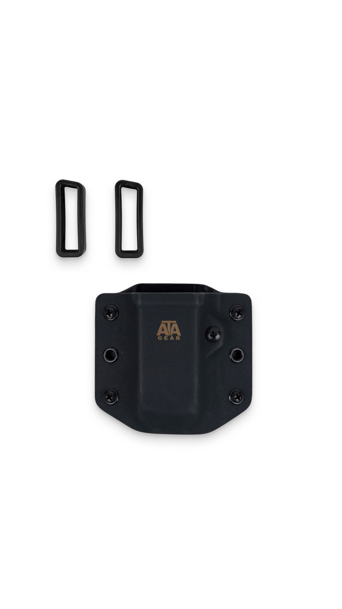 Паучер для магазинов Glock - 17 / 22 / 47 "Pouch ver.1" (Правша / Левша | Черный) ТМ ATA GEAR