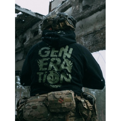 Худи «Generation» (L | Черный) ТМ AB3.ARMY