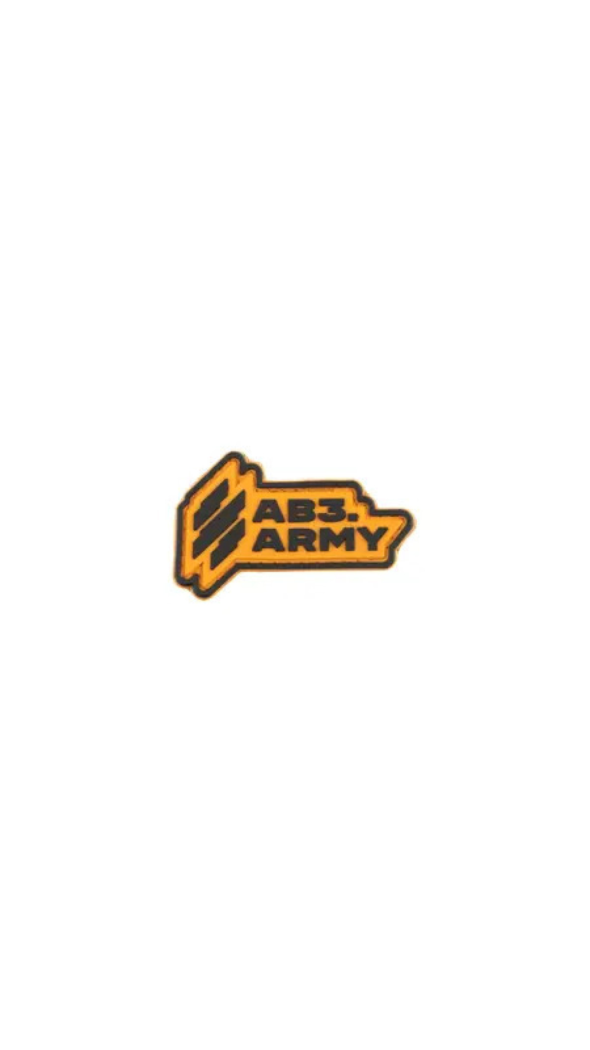 Патч «AB3.ARMY» (Оранжевый)