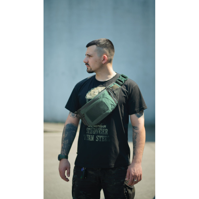 Сумка-бананка "Саква" (Розмір L | Олива) ТМ Балістика Сумка-бананка "Саква" (Розмір L | Олива) ТМ Балістика