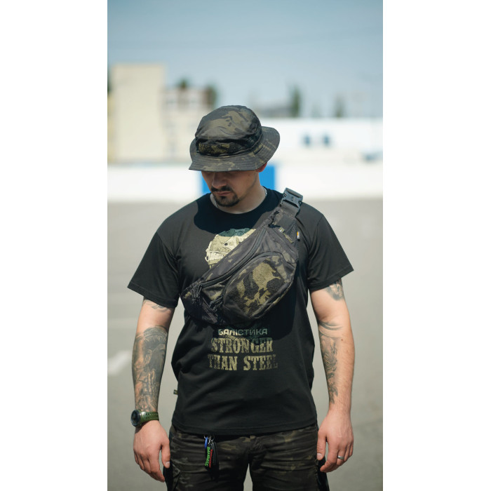 Сумка-бананка "Саква" (Розмір L | Чорний мультикам) ТМ Балістика Сумка-бананка "Саква" (Розмір L | Чорний мультикам) ТМ Балістика