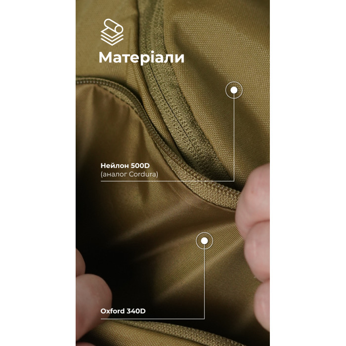 Сумка-бананка "Саква" (Розмір L | Койот) ТМ Балістика Сумка-бананка "Саква" (Розмір L | Койот) ТМ Балістика