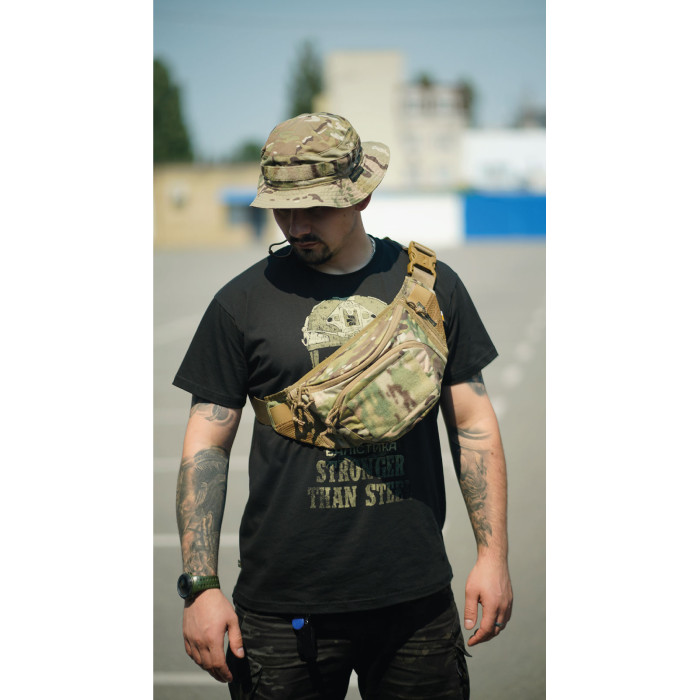 Сумка-бананка "Саква" (Розмір L | Мультикам) ТМ Балістика Сумка-бананка "Саква" (Розмір L | Мультикам) ТМ Балістика