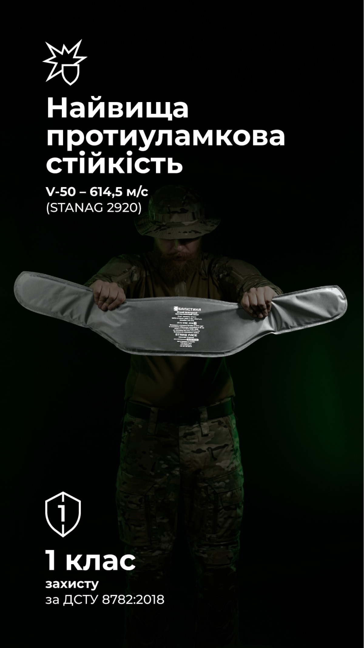 Балістичний пакет для РПС 