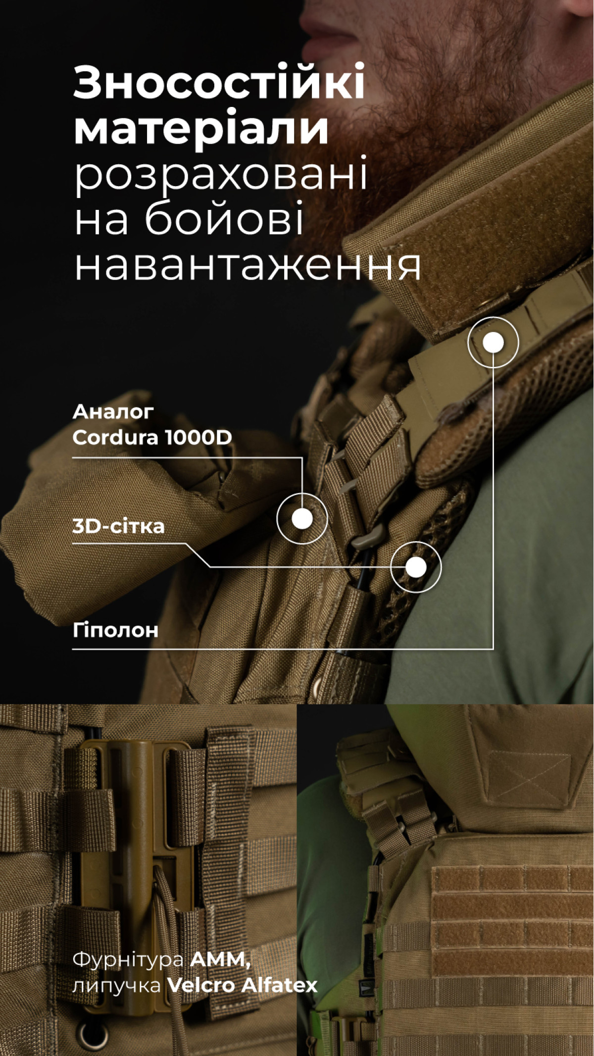 Бронежилет "Сармат" (S-L | 2 класс защиты | под бронеплиты 25х30 см | Койот) ТМ Баллистика Бронежилет "Сармат" (S-L | 2 класс защиты | под бронеплиты 25х30 см | Койот) ТМ Баллистика
