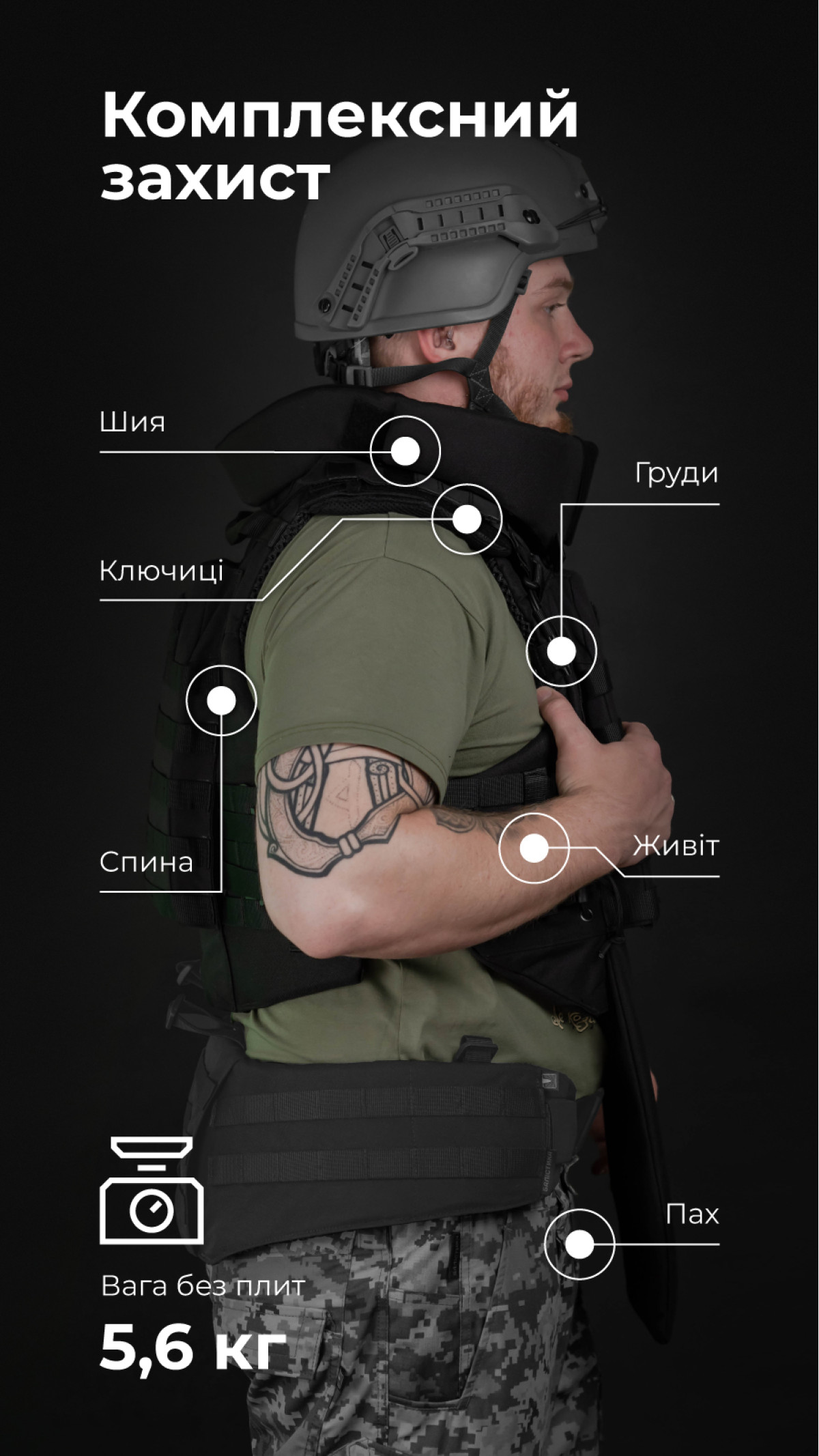 Бронежилет "Сармат" (S-L | 2 класс защиты | под бронеплиты 25х30 см | Черный) ТМ Баллистика Бронежилет "Сармат" (S-L | 2 класс защиты | под бронеплиты 25х30 см | Черный) ТМ Баллистика