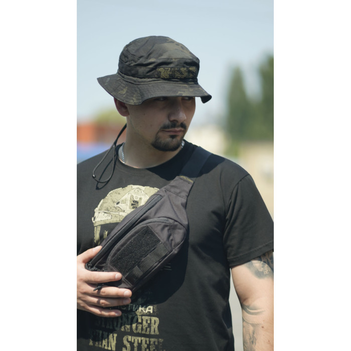 Сумка-бананка "Саква" (Розмір М | Чорний) ТМ Балістика