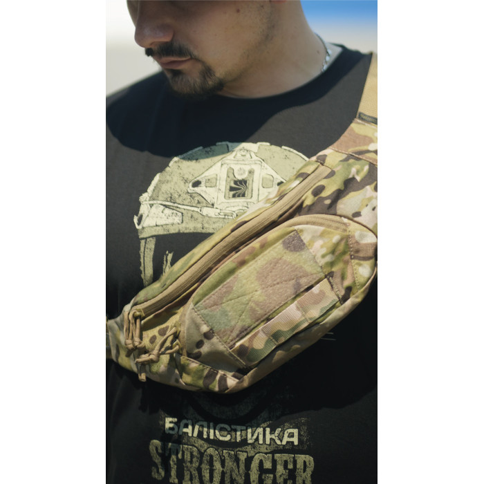Сумка-бананка "Саква" (Розмір М | Мультикам неоригінальний ) ТМ Балістика