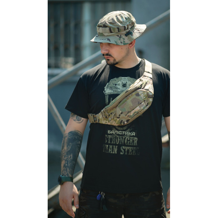 Сумка-бананка "Саква" (Розмір М | Мультикам неоригінальний ) ТМ Балістика